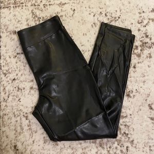 Express faux leather legging